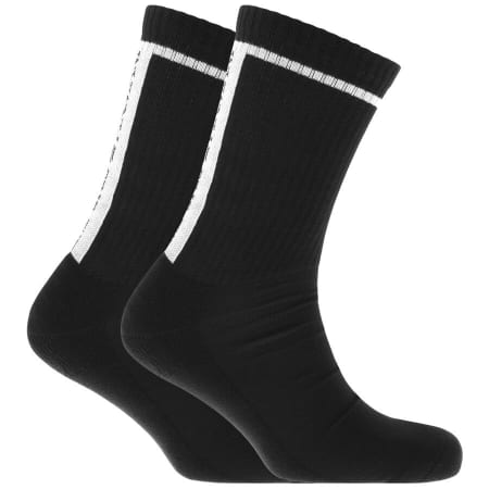 Product Image for Emporio Armani 2 Pack Socks Black