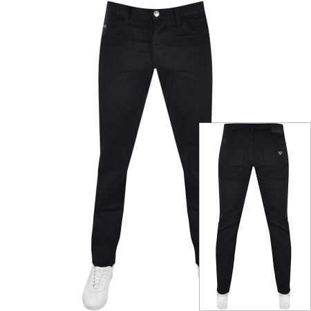 Product Image for Emporio Armani J06 Slim Fit Chinos Navy