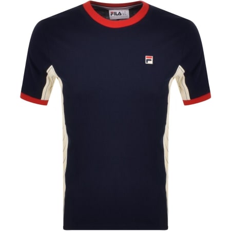Product Image for Fila Vintage Warner Crew Neck T Shirt Navy