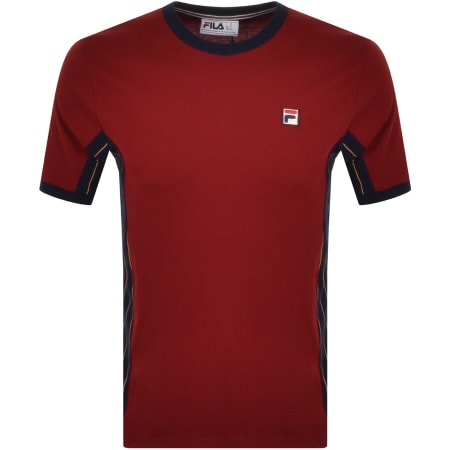 Product Image for Fila Vintage Warner Crew Neck T Shirt Red
