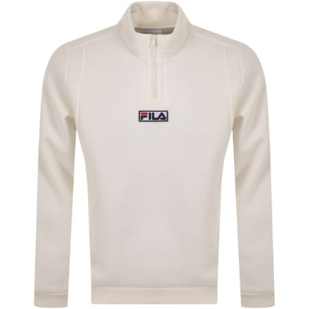 Product Image for Fila Vintage Benta Half Zip Sweatshirt Cream