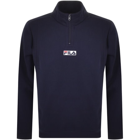 Product Image for Fila Vintage Benta Half Zip Sweatshirt Navy