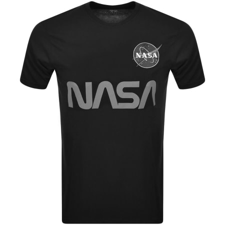 Product Image for Alpha Industries Nasa Reflective T Shirt Black