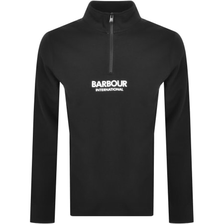 Product Image for Barbour International Knit Logo Jumper Black