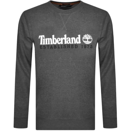 Product Image for Timberland Crew Neck Logo Sweatshirt Grey