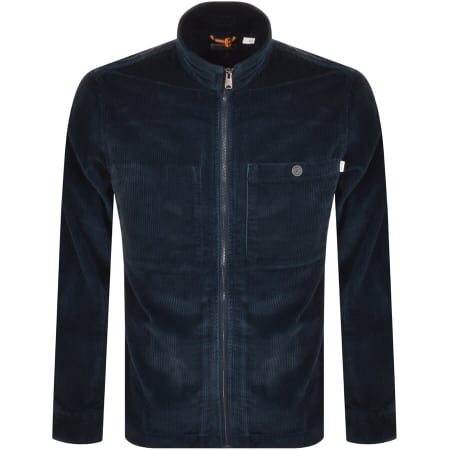 Product Image for Timberland Long Sleeve Corduroy Overshirt Navy