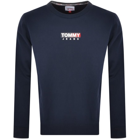 Product Image for Tommy Jeans Logo Badge Sweatshirt Navy