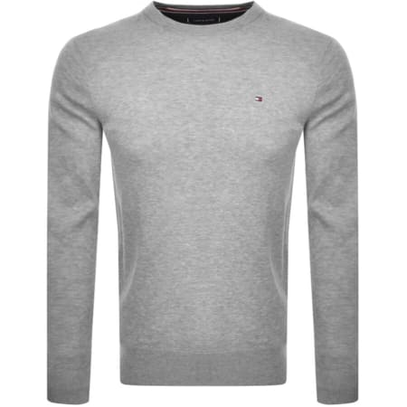 Product Image for Tommy Hilfiger Crew Neck Knit Jumper Grey