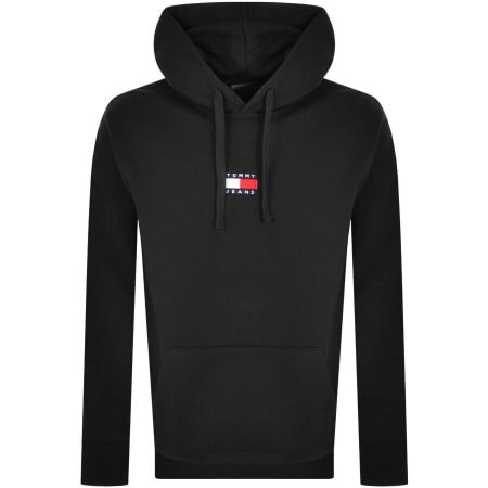 Product Image for Tommy Jeans Badge Logo Hoodie Black