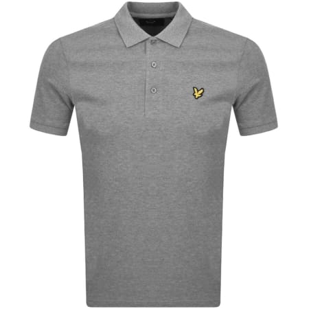 Product Image for Lyle And Scott Short Sleeved Polo T Shirt Grey