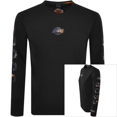 Product Image for BOSS X NBA Threesixty 2 Long Sleeve T Shirt Black