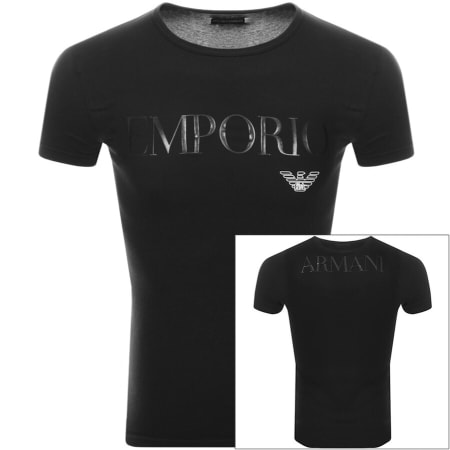 Product Image for Emporio Armani Lounge Slim Fit T Shirt Black
