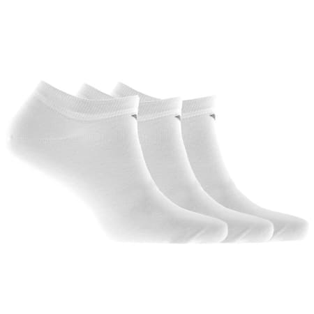 Product Image for Emporio Armani 3 Pack Trainer Socks White