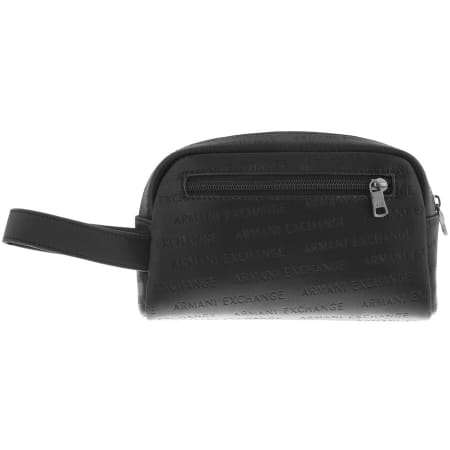Product Image for Armani Exchange Logo Wash Bag Black