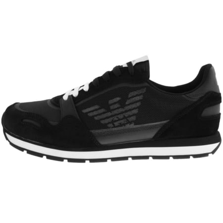 Product Image for Emporio Armani Logo Trainers Black