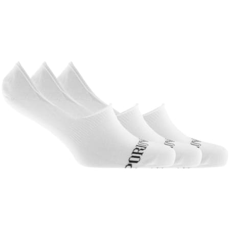 Product Image for Emporio Armani 3 Pack Trainer Socks White