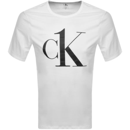 Product Image for Calvin Klein Lounge Logo T Shirt White