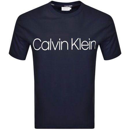 Product Image for Calvin Klein Logo T Shirt Navy
