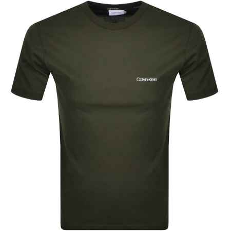 Product Image for Calvin Klein Chest Logo T Shirt Green