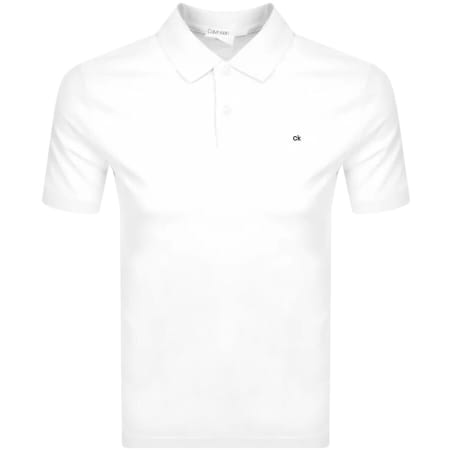 Product Image for Calvin Klein Short Sleeved Polo T Shirt White