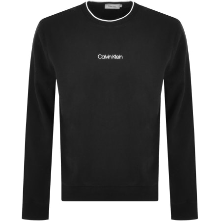 Product Image for Calvin Klein Logo Crew Neck Sweatshirt Black