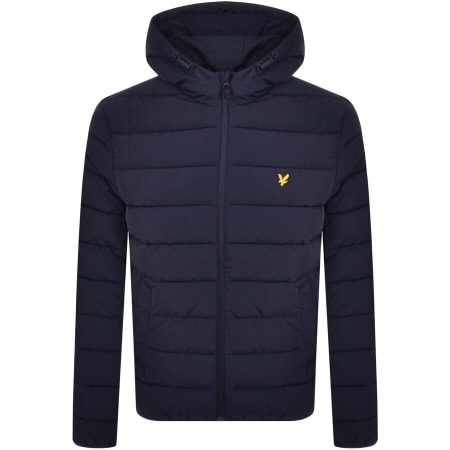 Product Image for Lyle And Scott Hooded Puffer Jacket Navy