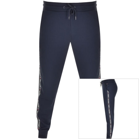 Product Image for Tommy Hilfiger Lounge Logo Jogging Bottoms Navy