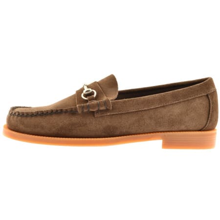 Product Image for GH Bass Weejun Lincoln Suede Loafers Brown