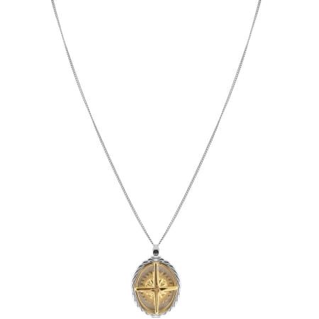 Product Image for Serge Denimes Two Tone Compass Necklace Silver