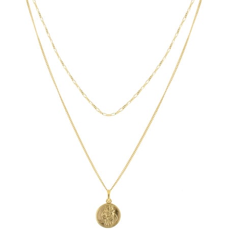 Product Image for Serge Denimes St Christopher Necklace Gold