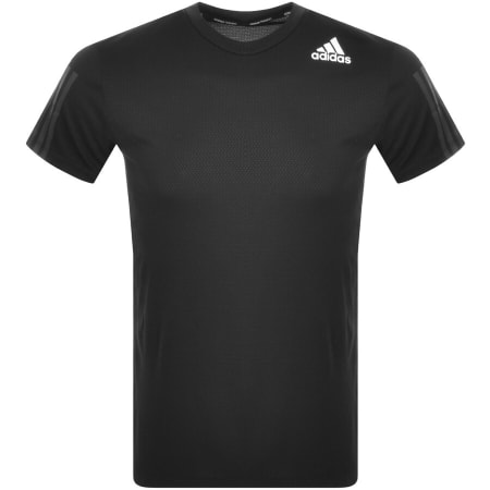 Product Image for adidas Training 3 Stripes T Shirt Black