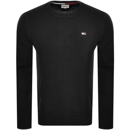 Product Image for Tommy Jeans Logo Knit Jumper Black