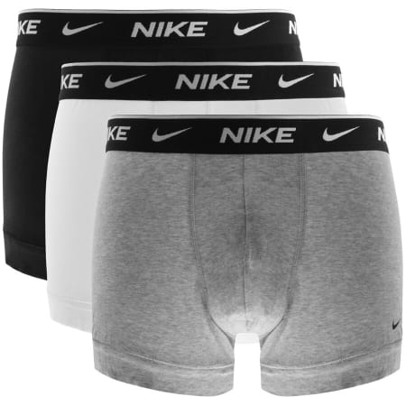 Product Image for Nike Logo 3 Pack Boxer Trunks Grey