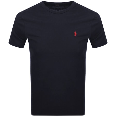 Product Image for Ralph Lauren Slim Fit Crew Neck T Shirt Navy