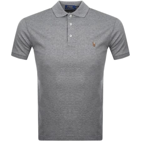 Product Image for Ralph Lauren Slim Fit Polo T Shirt Grey