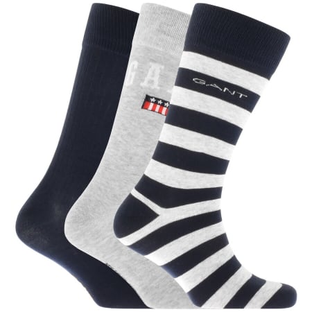 Product Image for Gant Three Pack Socks Grey