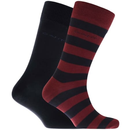 Product Image for Gant Two Pack Socks Burgundy