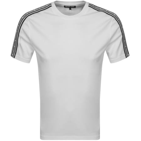 Product Image for Michael Kors Logo Tape T Shirt White
