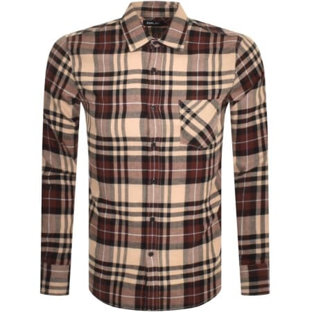 Product Image for Replay Long Sleeved Shirt Beige