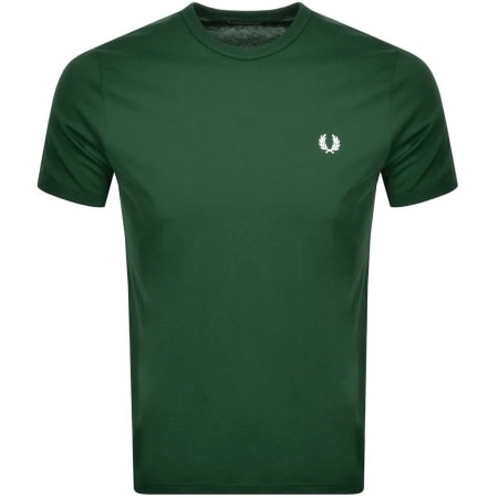 Product Image for Fred Perry Ringer T Shirt Green