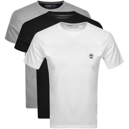 Product Image for Timberland 3PK Crew Neck T Shirts Black