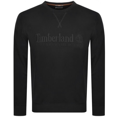 Product Image for Timberland Crew Neck Logo Sweatshirt Black