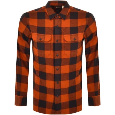 Product Image for Levis Classic Worker Long Sleeve Shirt Orange