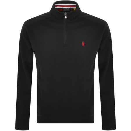 Product Image for Ralph Lauren Half Zip Sweatshirt Black