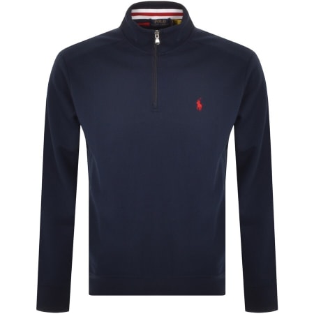 Product Image for Ralph Lauren Half Zip Sweatshirt Navy