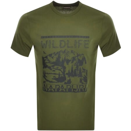 Product Image for Napapijri S Latemar T Shirt Green