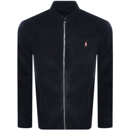 Product Image for Ralph Lauren Logo Overshirt Navy