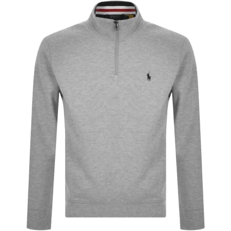 Product Image for Ralph Lauren Half Zip Sweatshirt Grey