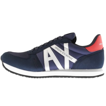 Product Image for Armani Exchange Logo Trainers Navy