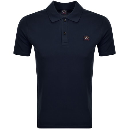 Product Image for Paul And Shark Short Sleeved Polo T Shirt Navy